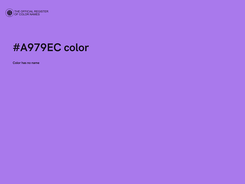 #A979EC color image