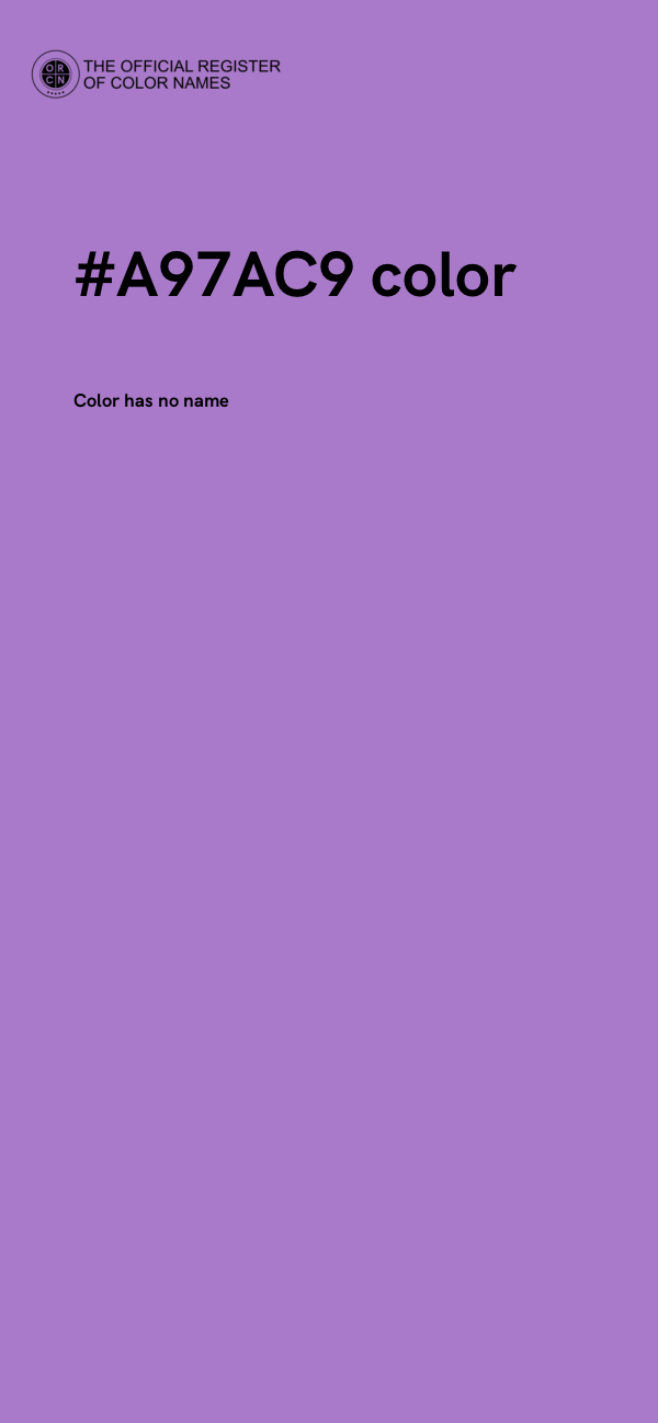 #A97AC9 color image