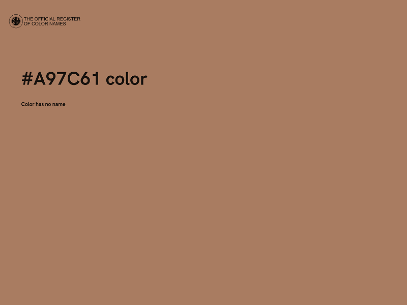 #A97C61 color image