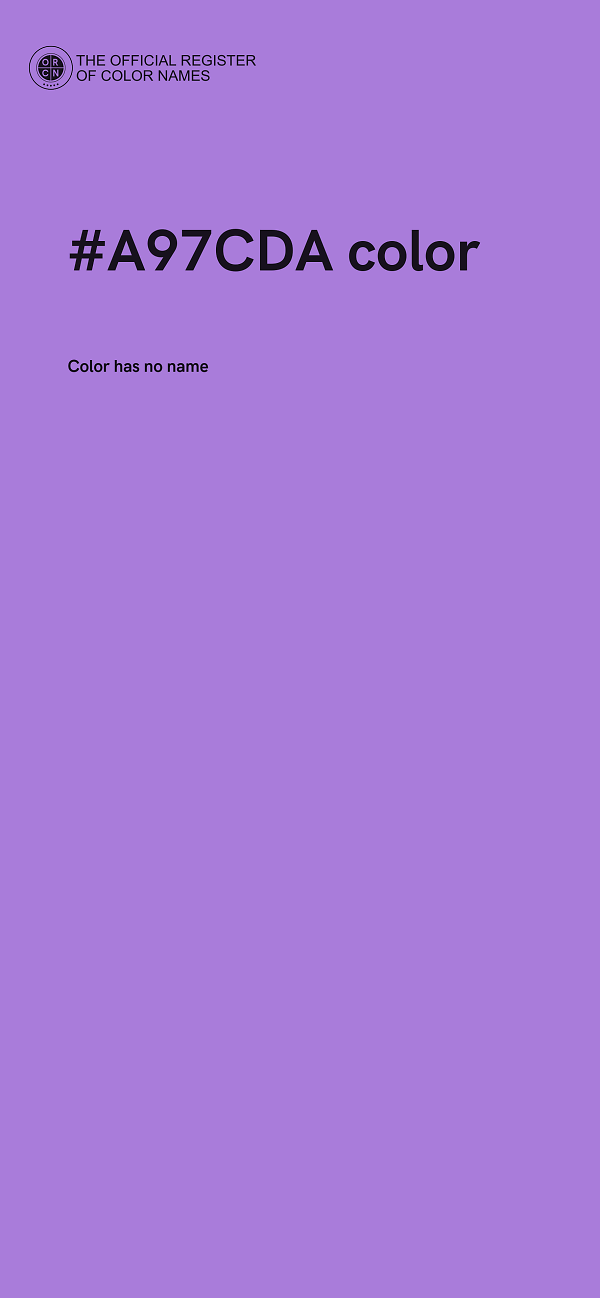 #A97CDA color image
