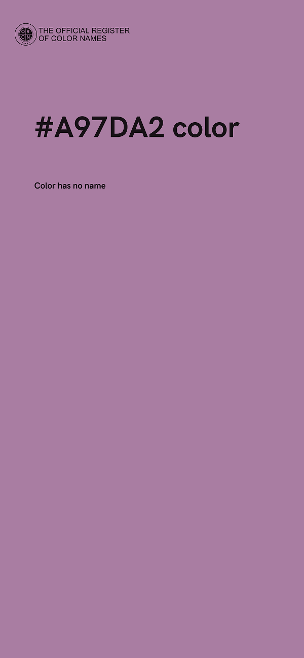#A97DA2 color image
