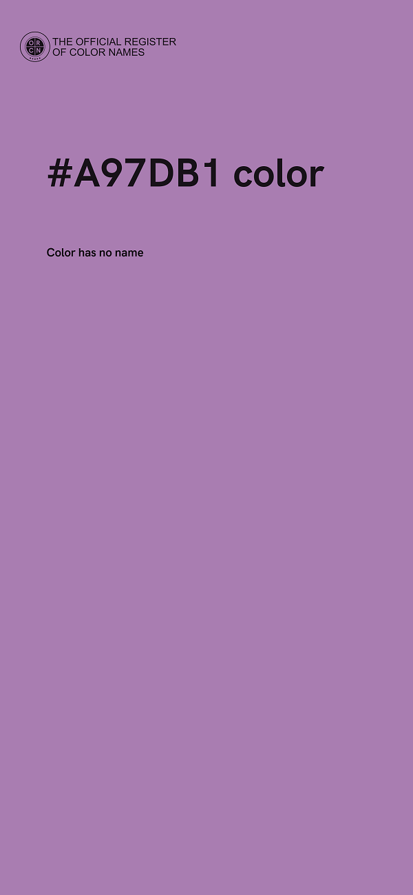 #A97DB1 color image