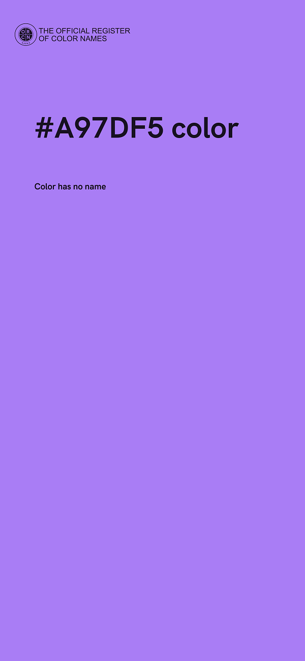 #A97DF5 color image