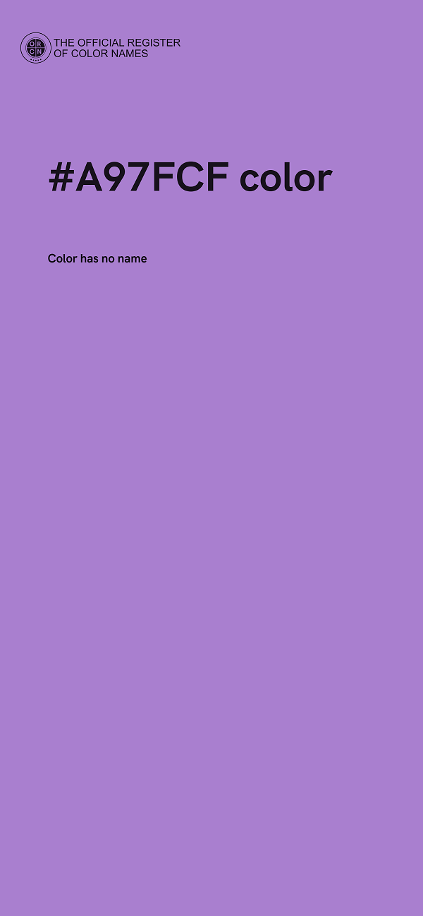 #A97FCF color image