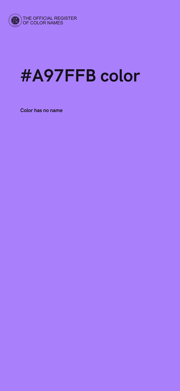 #A97FFB color image