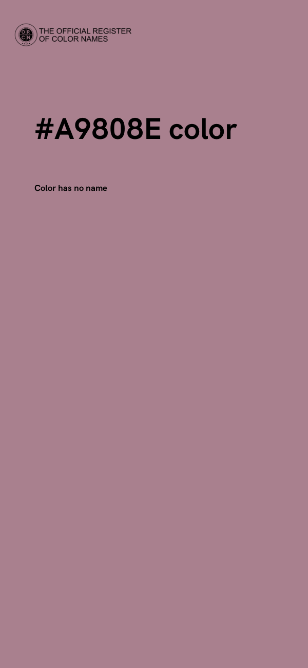 #A9808E color image