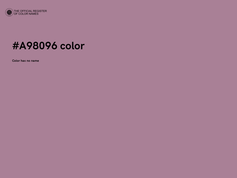 #A98096 color image