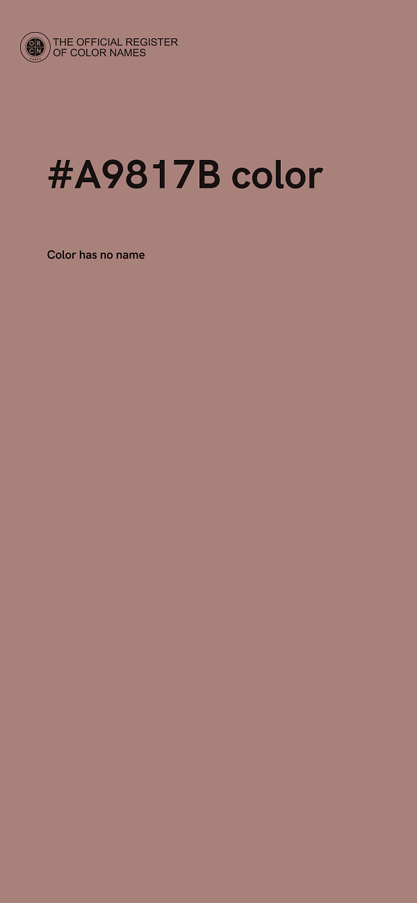 #A9817B color image