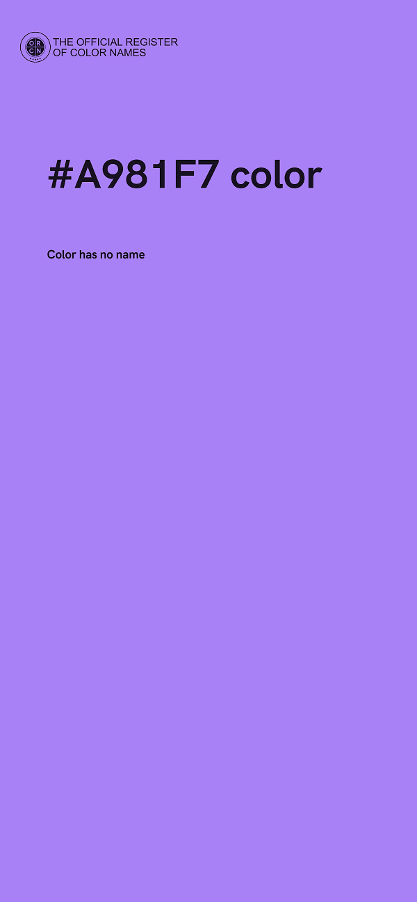 #A981F7 color image