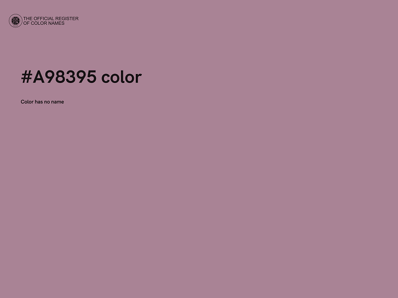 #A98395 color image