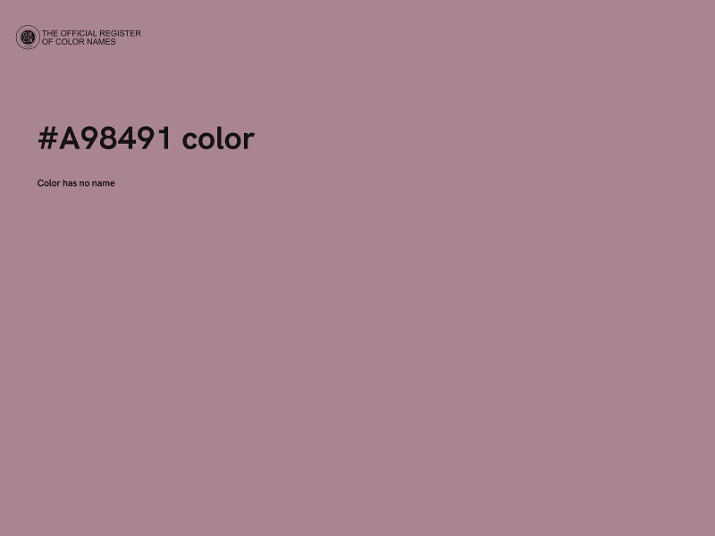 #A98491 color image