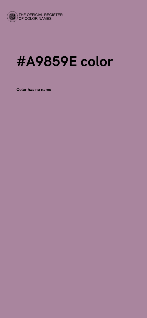 #A9859E color image