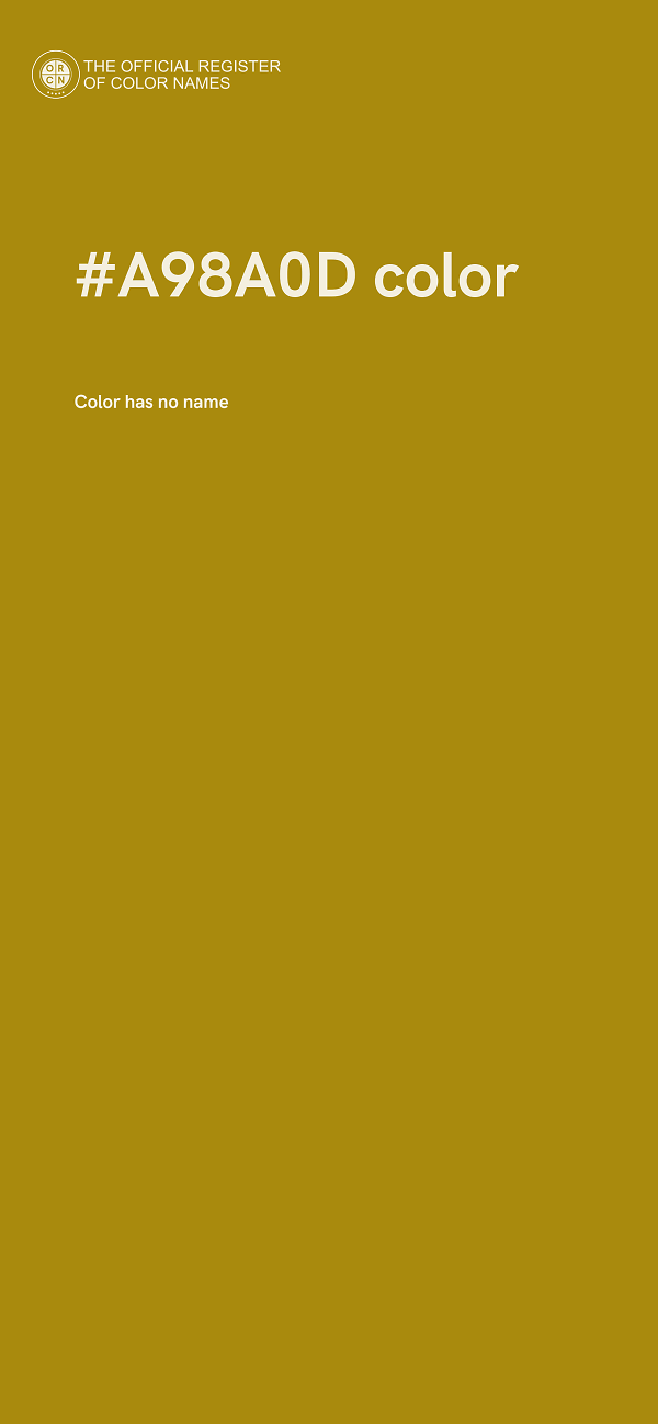 #A98A0D color image