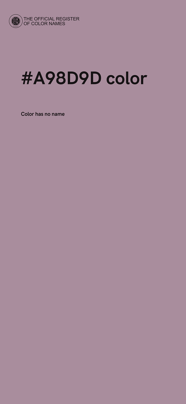 #A98D9D color image