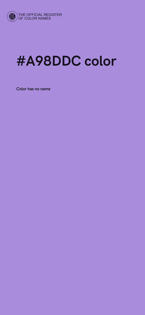 #A98DDC color image
