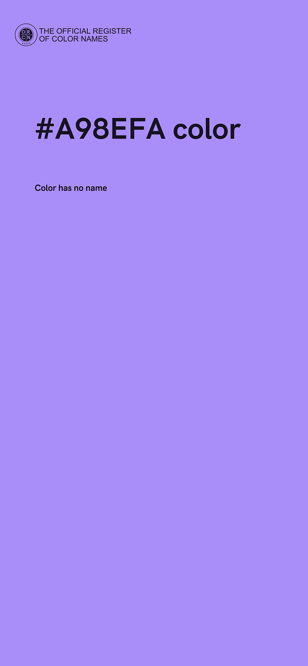 #A98EFA color image