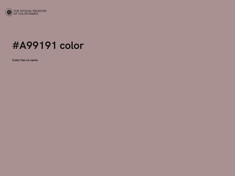 #A99191 color image