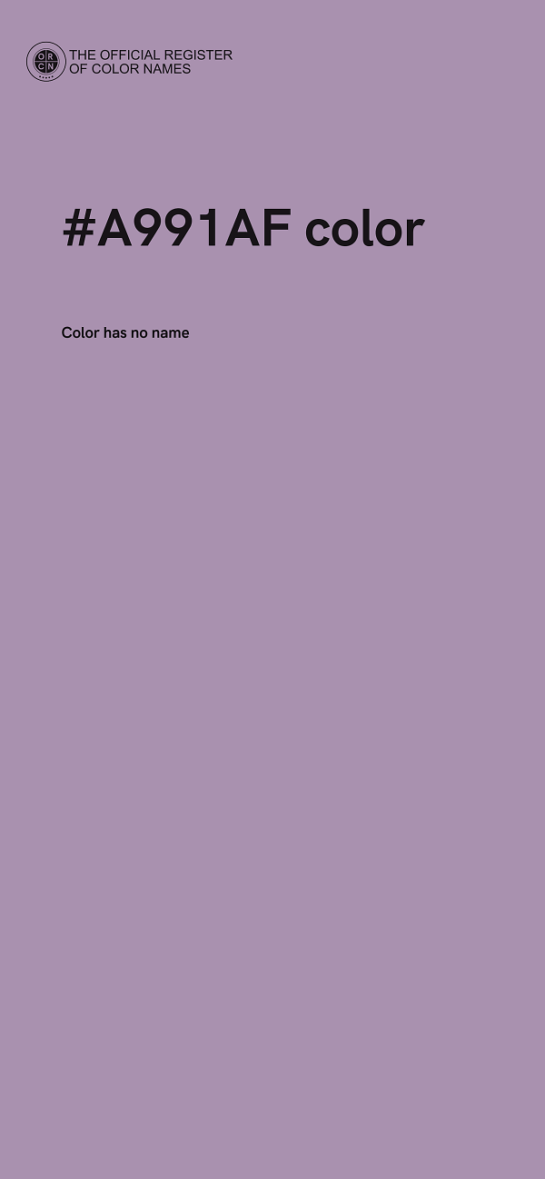 #A991AF color image