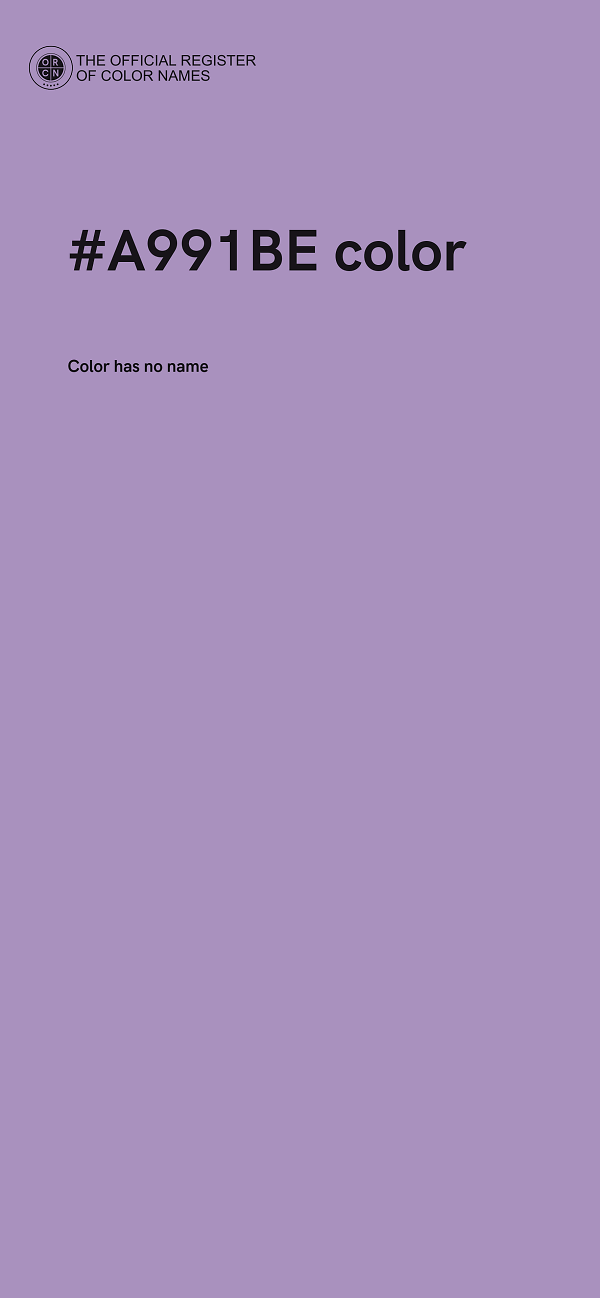 #A991BE color image
