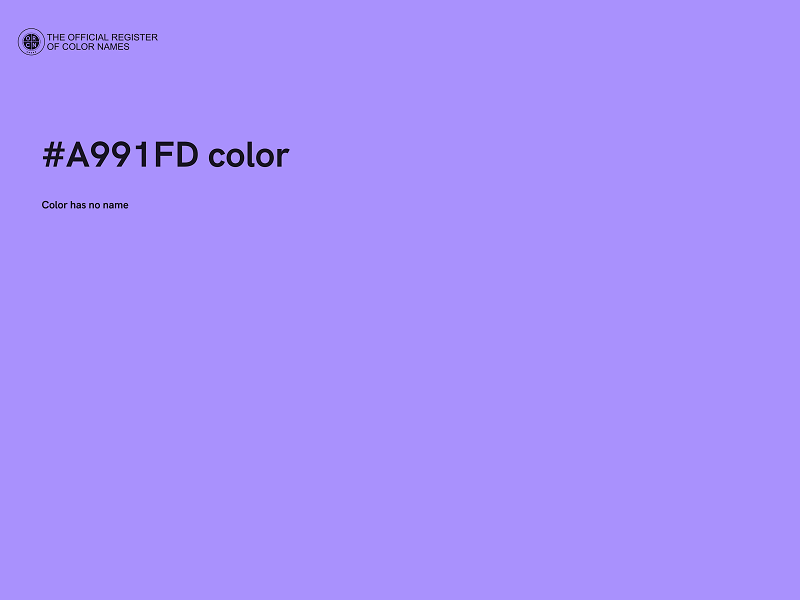 #A991FD color image