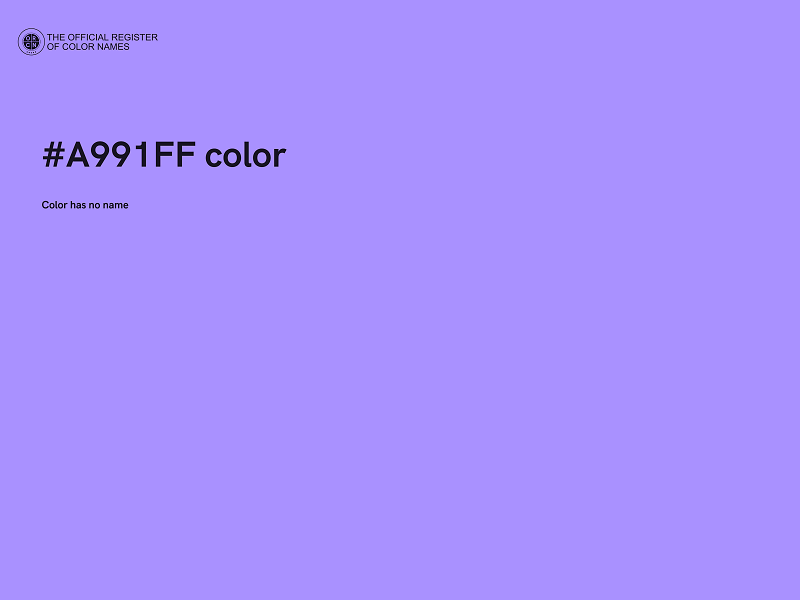 #A991FF color image