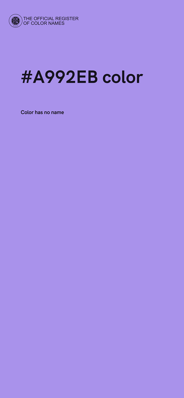 #A992EB color image