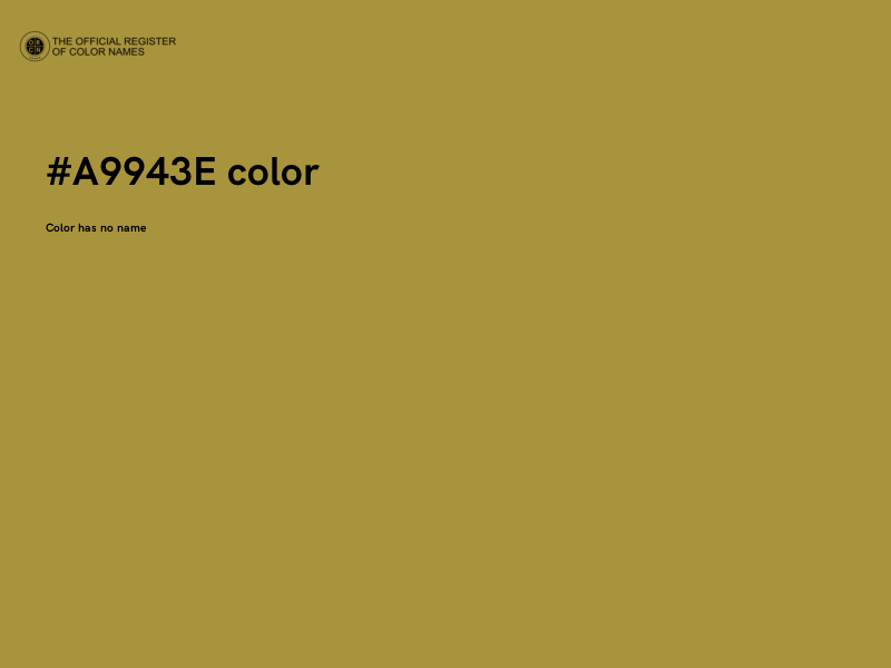 #A9943E color image