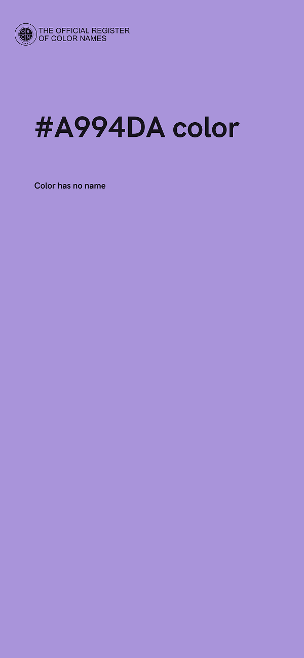 #A994DA color image