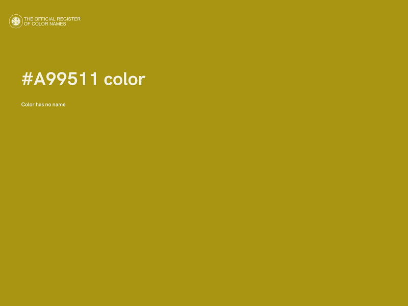 #A99511 color image