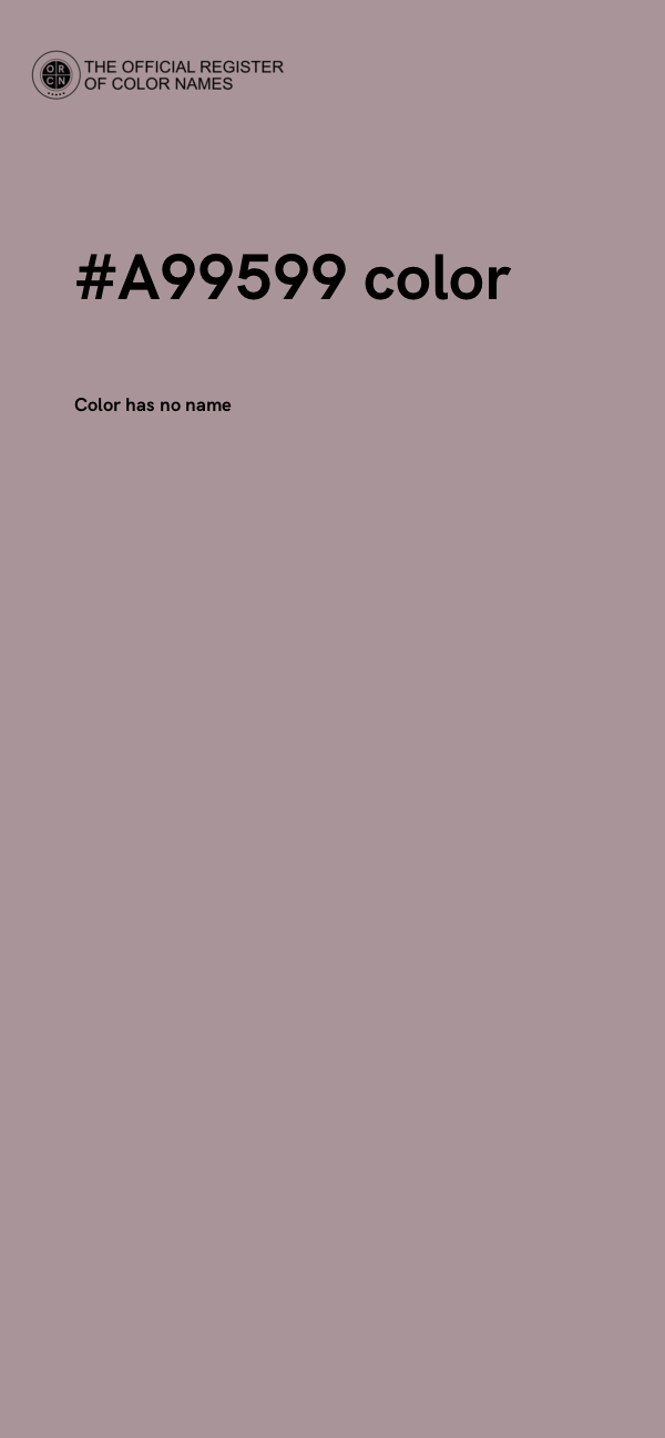 #A99599 color image