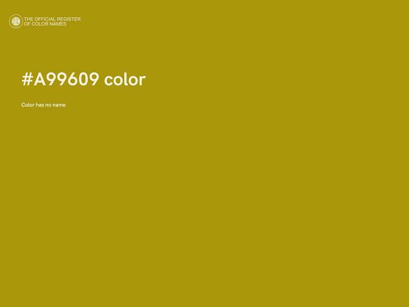 #A99609 color image