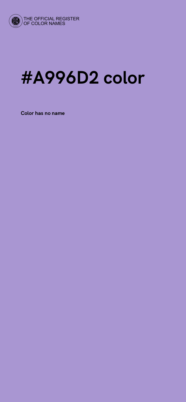 #A996D2 color image