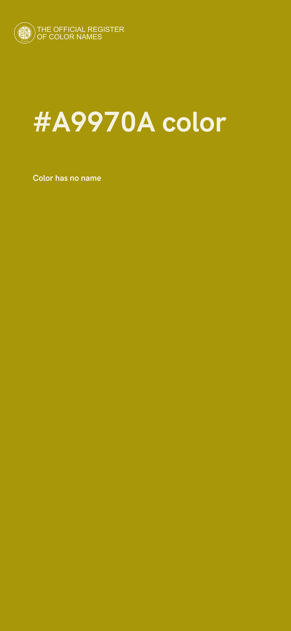 #A9970A color image