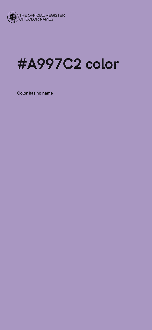 #A997C2 color image