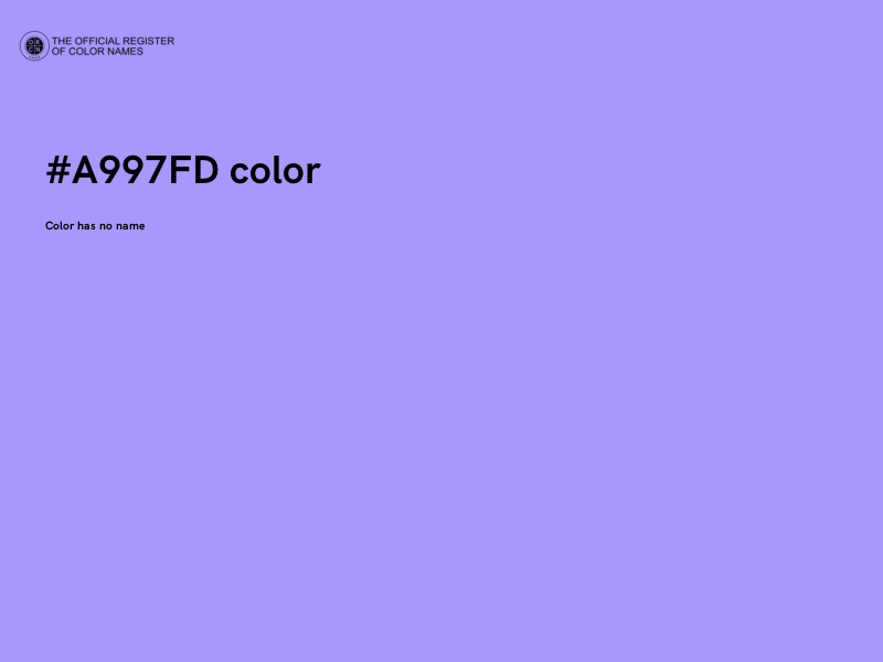 #A997FD color image