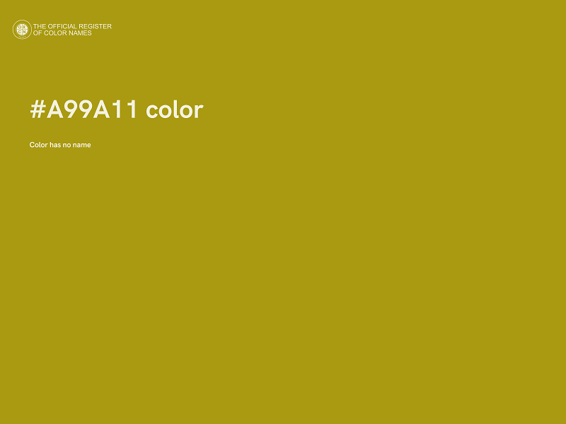 #A99A11 color image