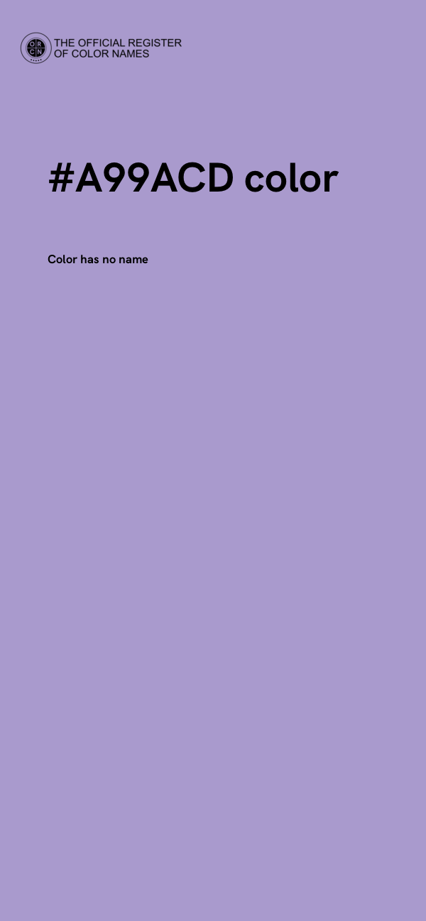 #A99ACD color image