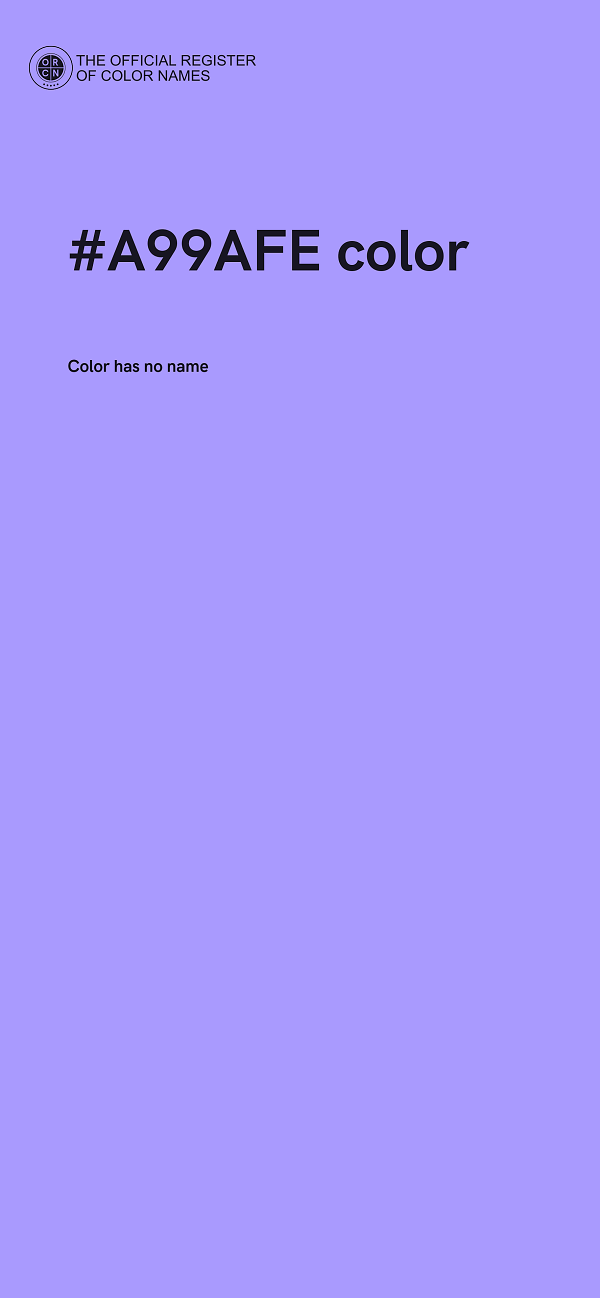 #A99AFE color image