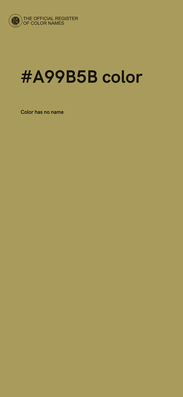 #A99B5B color image