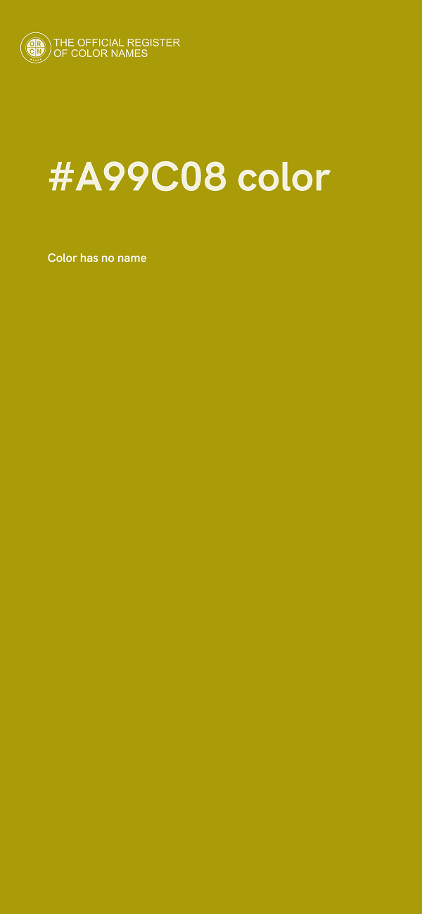 #A99C08 color image
