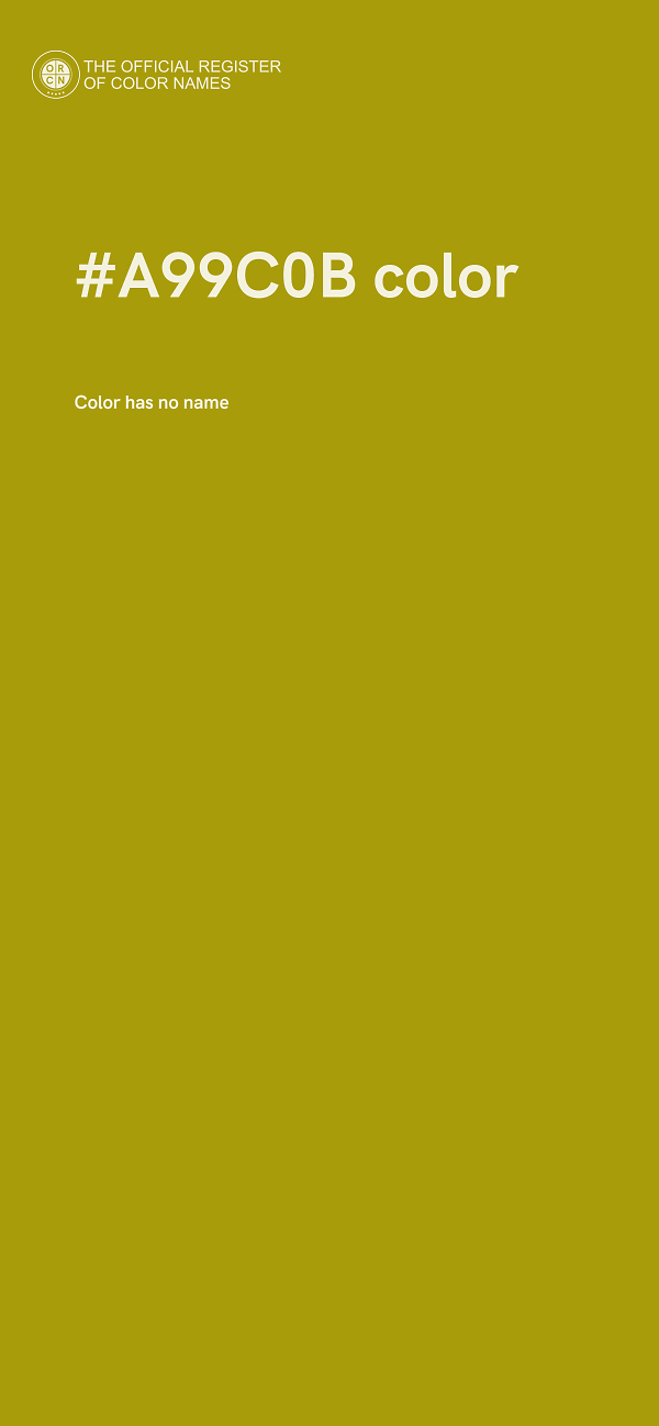 #A99C0B color image
