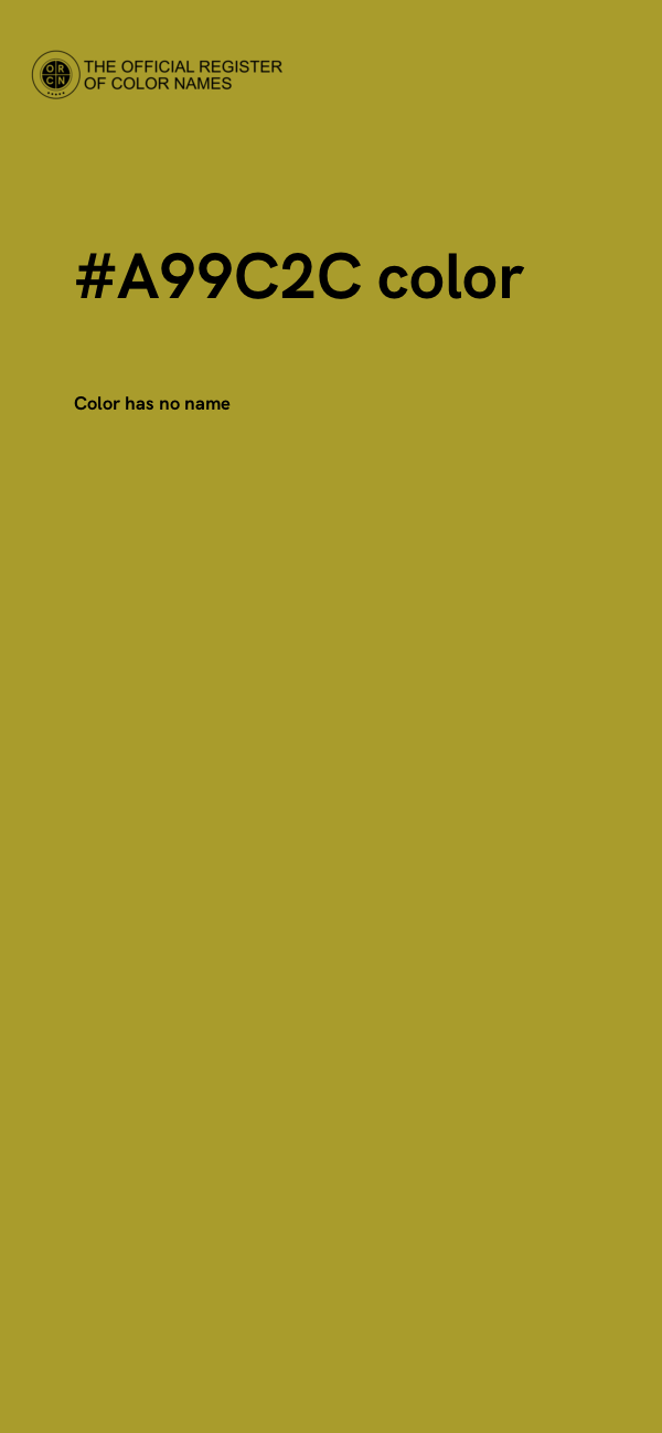 #A99C2C color image