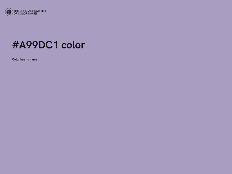 #A99DC1 color image