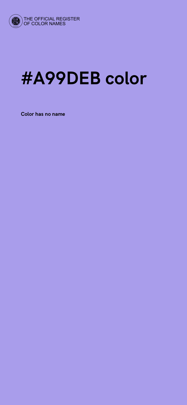 #A99DEB color image