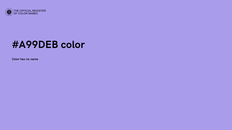 #A99DEB color image