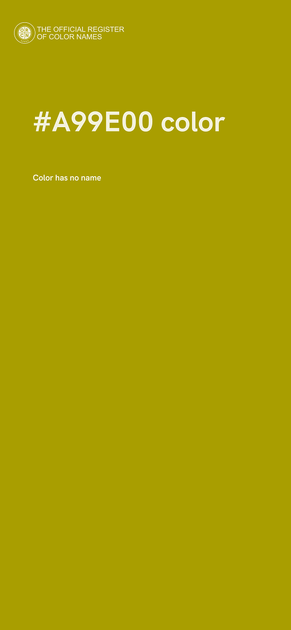 #A99E00 color image