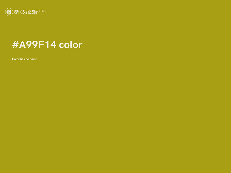 #A99F14 color image