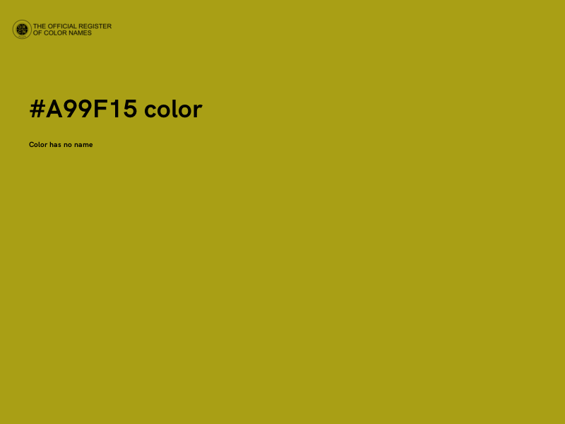 #A99F15 color image