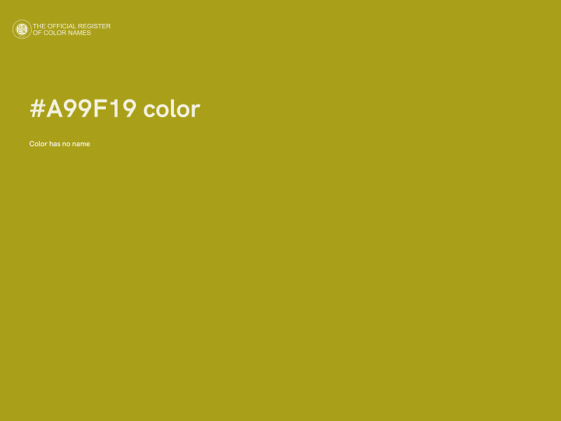 #A99F19 color image