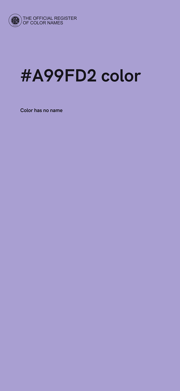 #A99FD2 color image